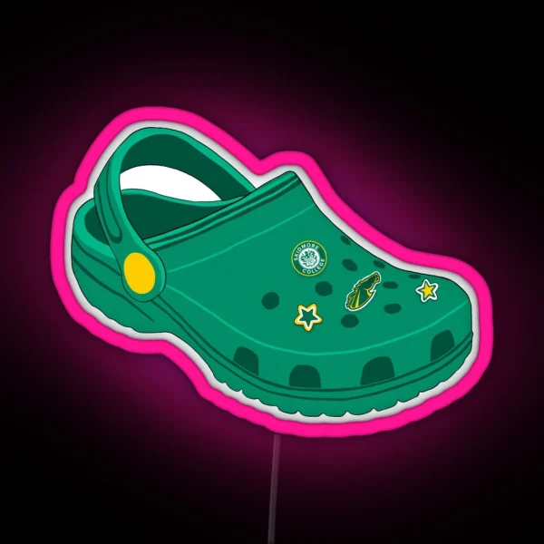 Skidmore Croc RGB Neon Sign