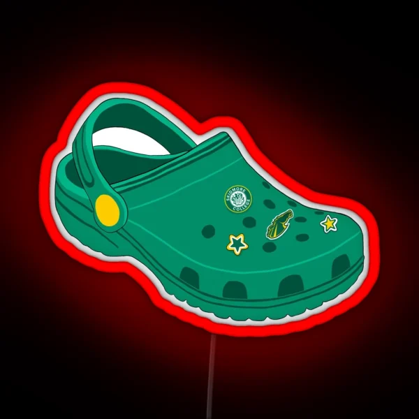 Skidmore Croc RGB Neon Sign