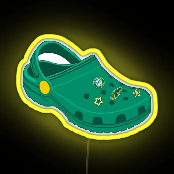 Skidmore Croc RGB Neon Sign