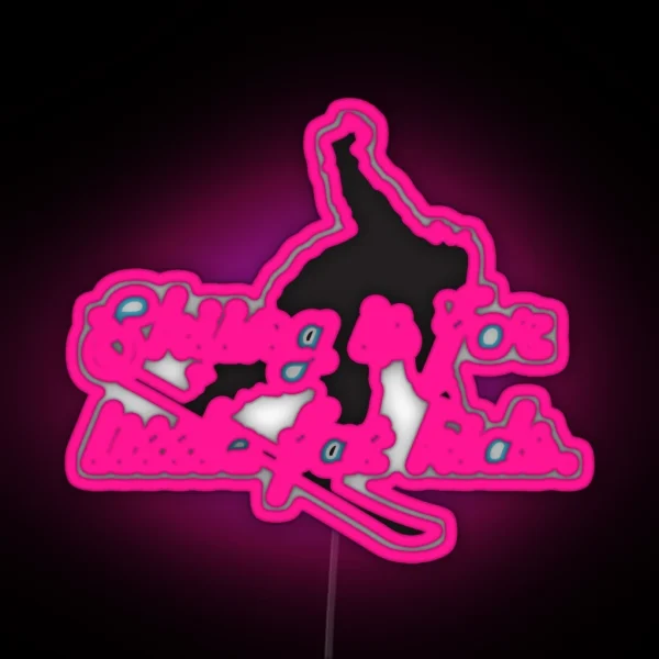 Skiing Is For Little Fat Kids RGB Neon Sign