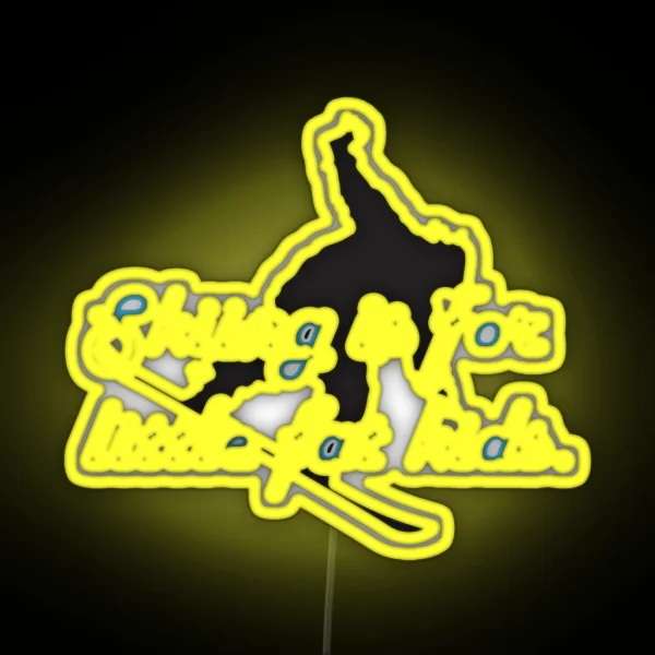 Skiing Is For Little Fat Kids RGB Neon Sign