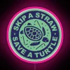 Reduce Plastic Waste with Our Eco-Friendly Turtle Loving Sign Design