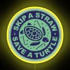 Save Sea Turtles with Eco-Friendly Awareness through Colorful RGB Neon Displays