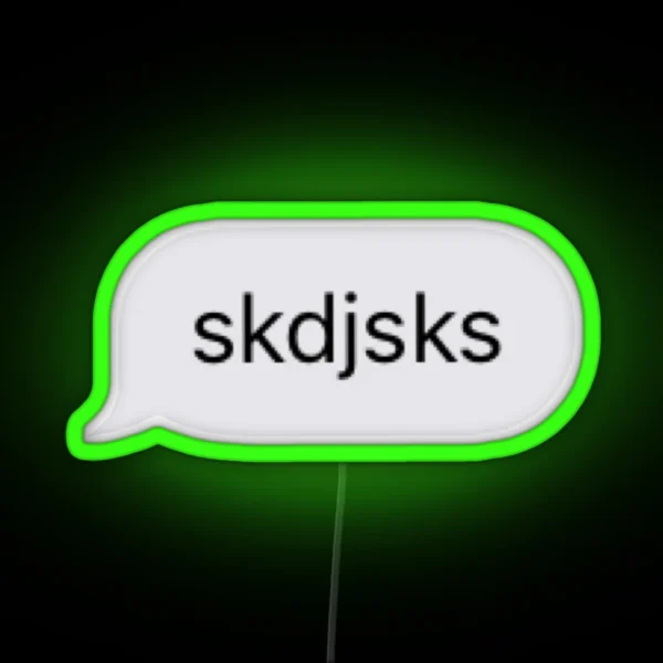 Sksksk RGB Neon Sign
