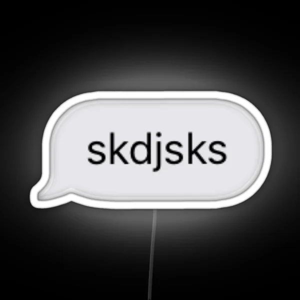 Sksksk RGB Neon Sign