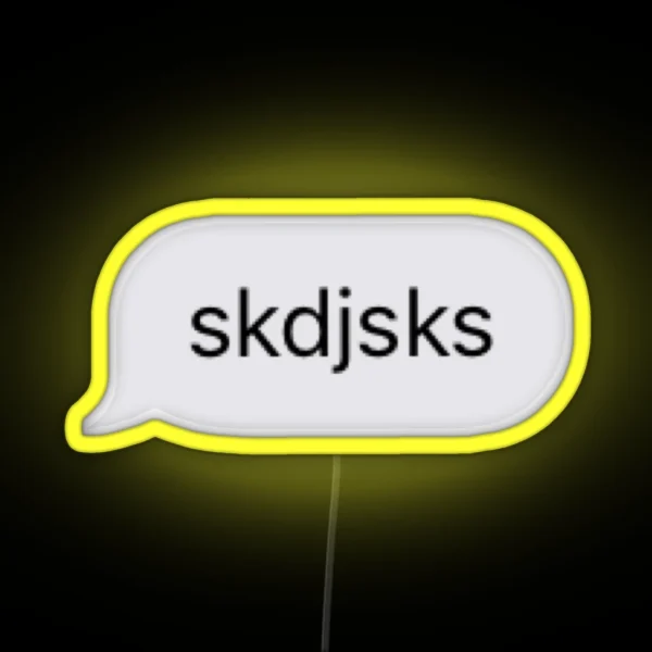Sksksk RGB Neon Sign