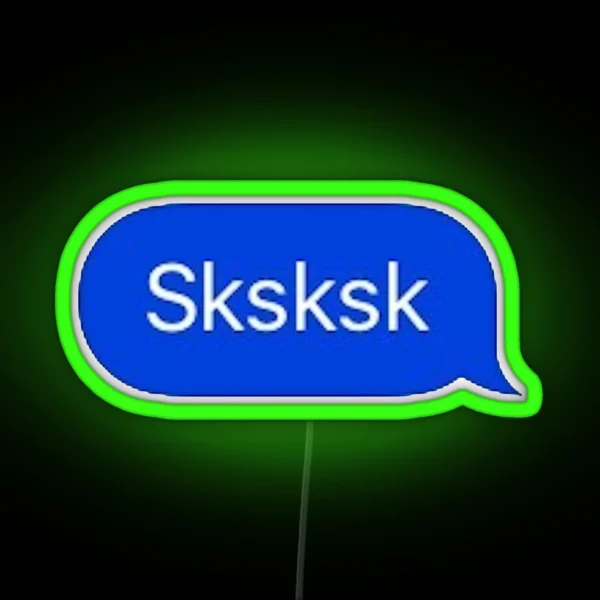 Sksksk RGB Neon Sign