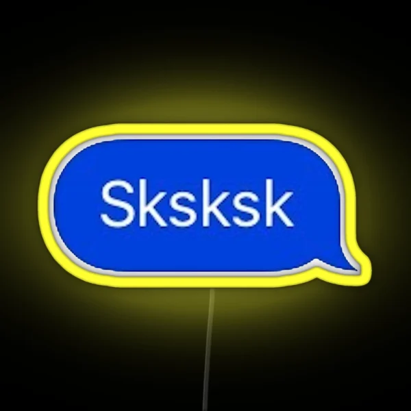Sksksk RGB Neon Sign
