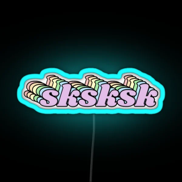 Sksksk RGB Neon Sign