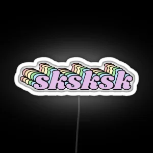 Sksksk RGB Neon Sign