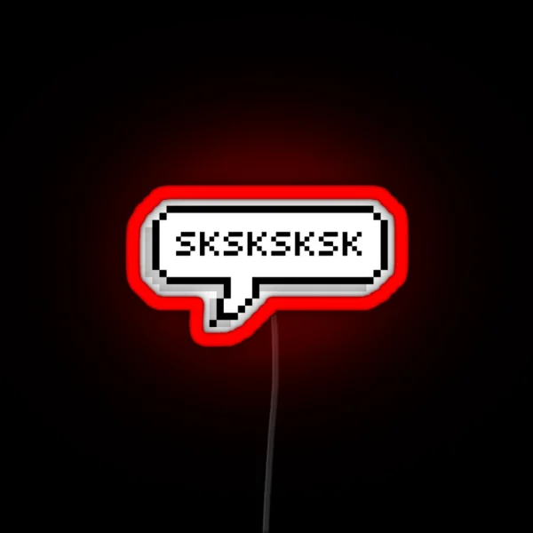 Sksksk RGB Neon Sign