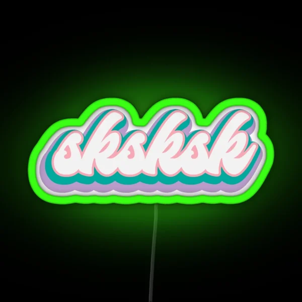 Sksksk RGB Neon Sign