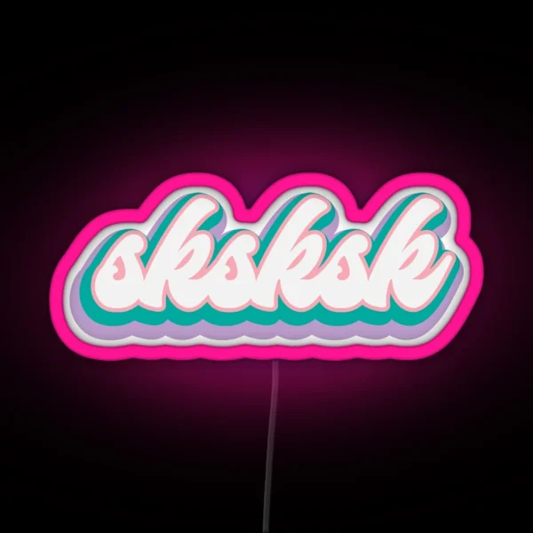 Sksksk RGB Neon Sign