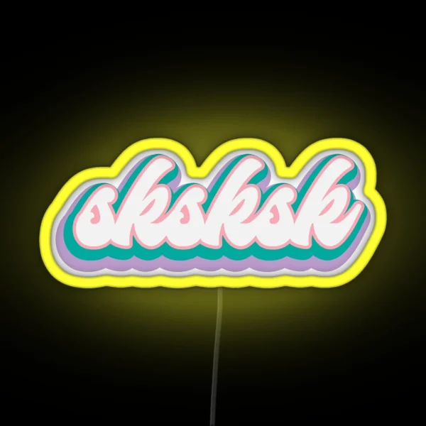Sksksk RGB Neon Sign