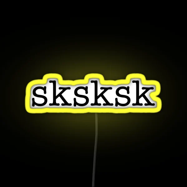 Sksksk RGB Neon Sign