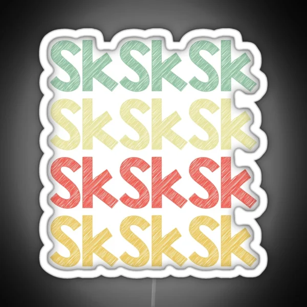 Sksksk RGB Neon Sign