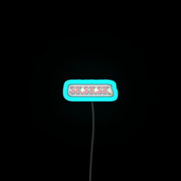 SKSKSK RGB Neon Sign