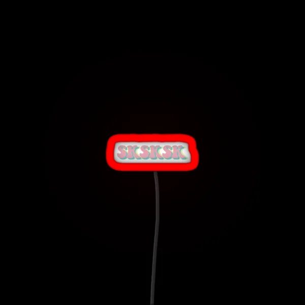 SKSKSK RGB Neon Sign