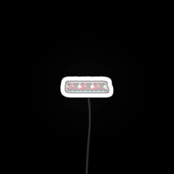 SKSKSK RGB Neon Sign