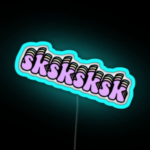 Sksksk RGB Neon Sign