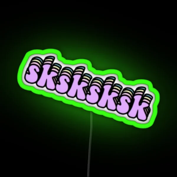 Sksksk RGB Neon Sign