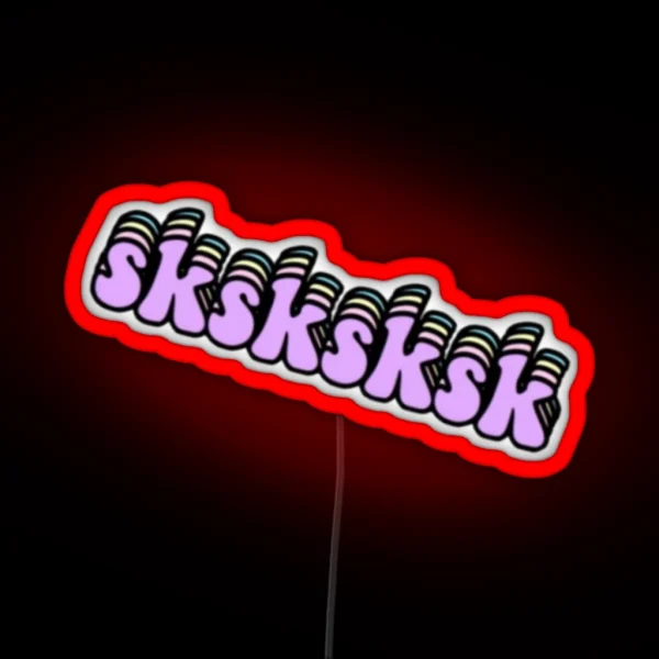 Sksksk RGB Neon Sign