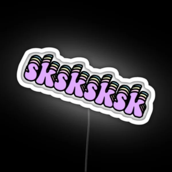 Sksksk RGB Neon Sign