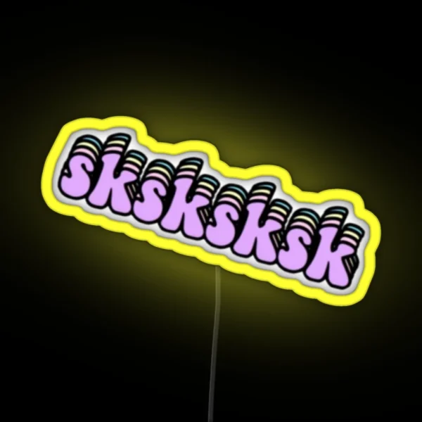 Sksksk RGB Neon Sign