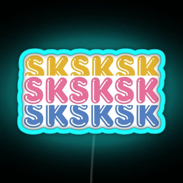 Sksksk RGB Neon Sign