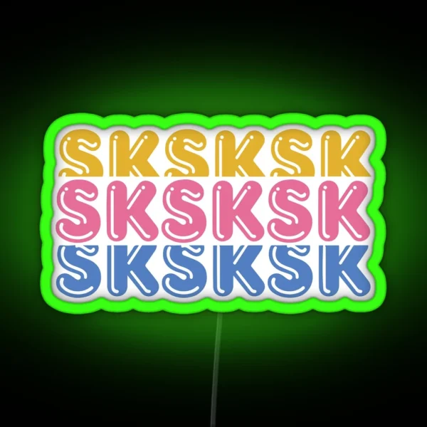 Sksksk RGB Neon Sign