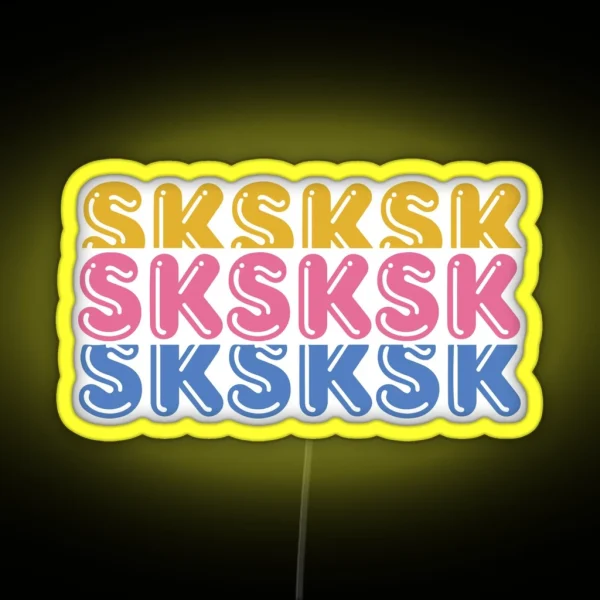 Sksksk RGB Neon Sign