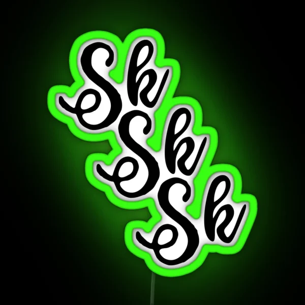 SKSKSK Sksksk Gift For Tween RGB Neon Sign