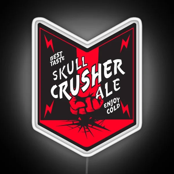 Skull Crusher Ale RGB Neon Sign