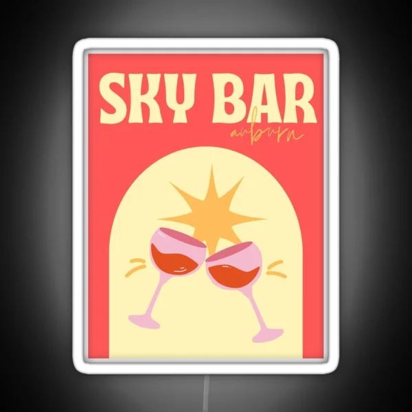 Sky Bar In Auburn Poster RGB Neon Sign