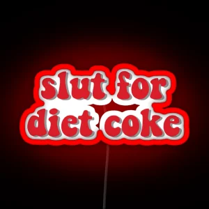 Sl T For Diet Coke RGB Neon Sign