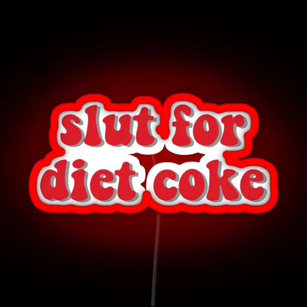 Sl T For Diet Coke RGB Neon Sign