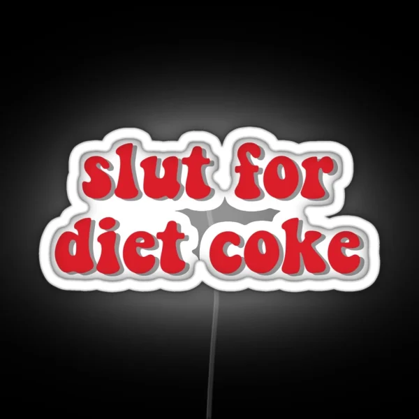 Sl T For Diet Coke RGB Neon Sign