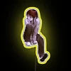 Personalizable LED RGB Slacker Lain Neon Sign for Indoor Decorations.