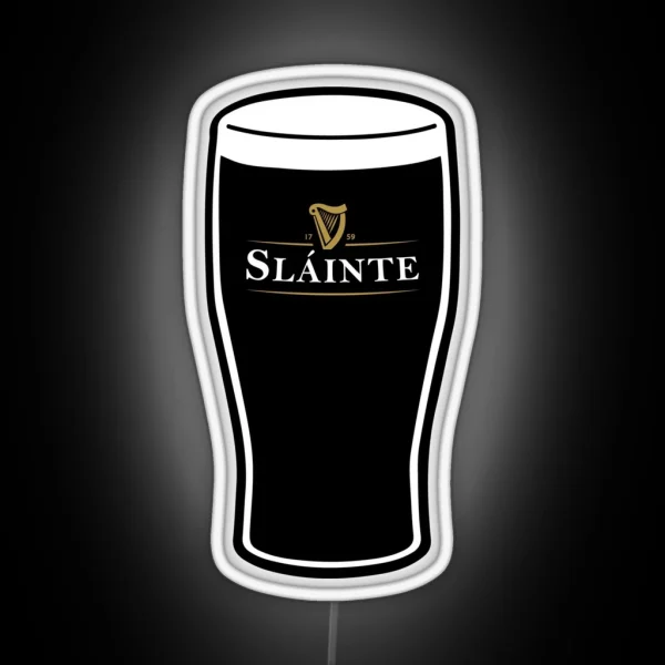 Slainte Irish Drink RGB Neon Sign