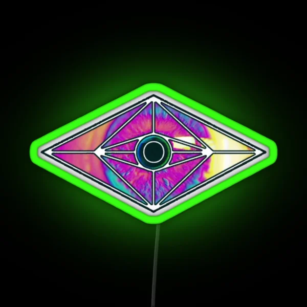 Slander Eye In The Eye RGB Neon Sign