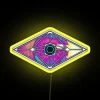 Stunning RGB Neon Sign with Eye-In-The-Sky Visual Display Illumination Effect