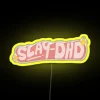 Eye-catching neon RGB sign for kids with ADHD and humor