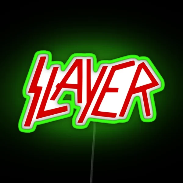 Slayer Design American Thrash Metal Band 7 RGB Neon Sign