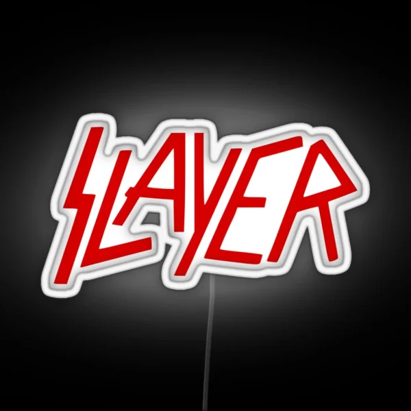 Slayer Design American Thrash Metal Band 7 RGB Neon Sign