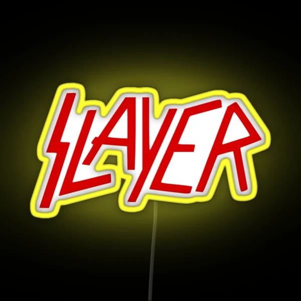 Slayer Design American Thrash Metal Band 7 RGB Neon Sign