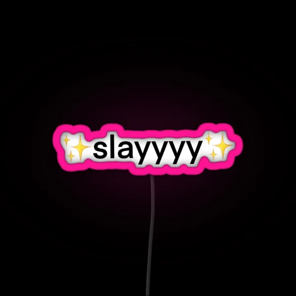 Slayyyy RGB Neon Sign
