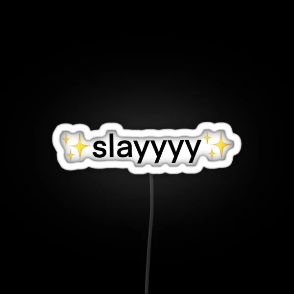 Slayyyy RGB Neon Sign