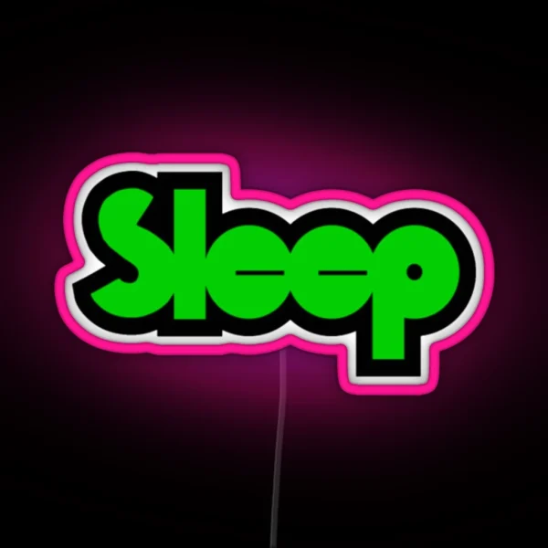 Sleep Band Stoner Doom Metal RGB Neon Sign