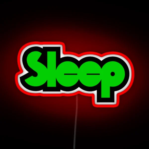 Sleep Band Stoner Doom Metal RGB Neon Sign