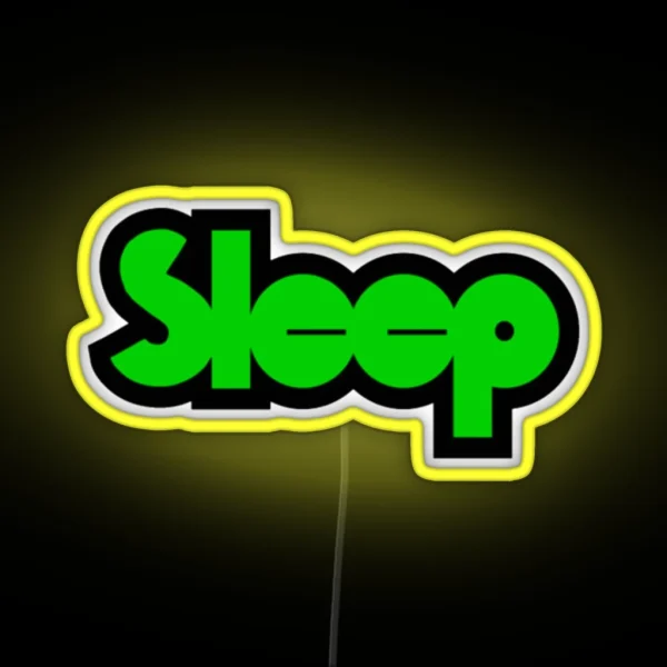 Sleep Band Stoner Doom Metal RGB Neon Sign